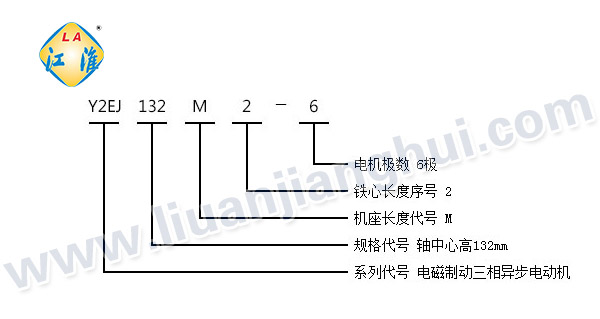 Y2EJ電磁制動(dòng)三相異步電動(dòng)機(jī)_型號(hào)意義說(shuō)明_六安江淮電機(jī)有限公司